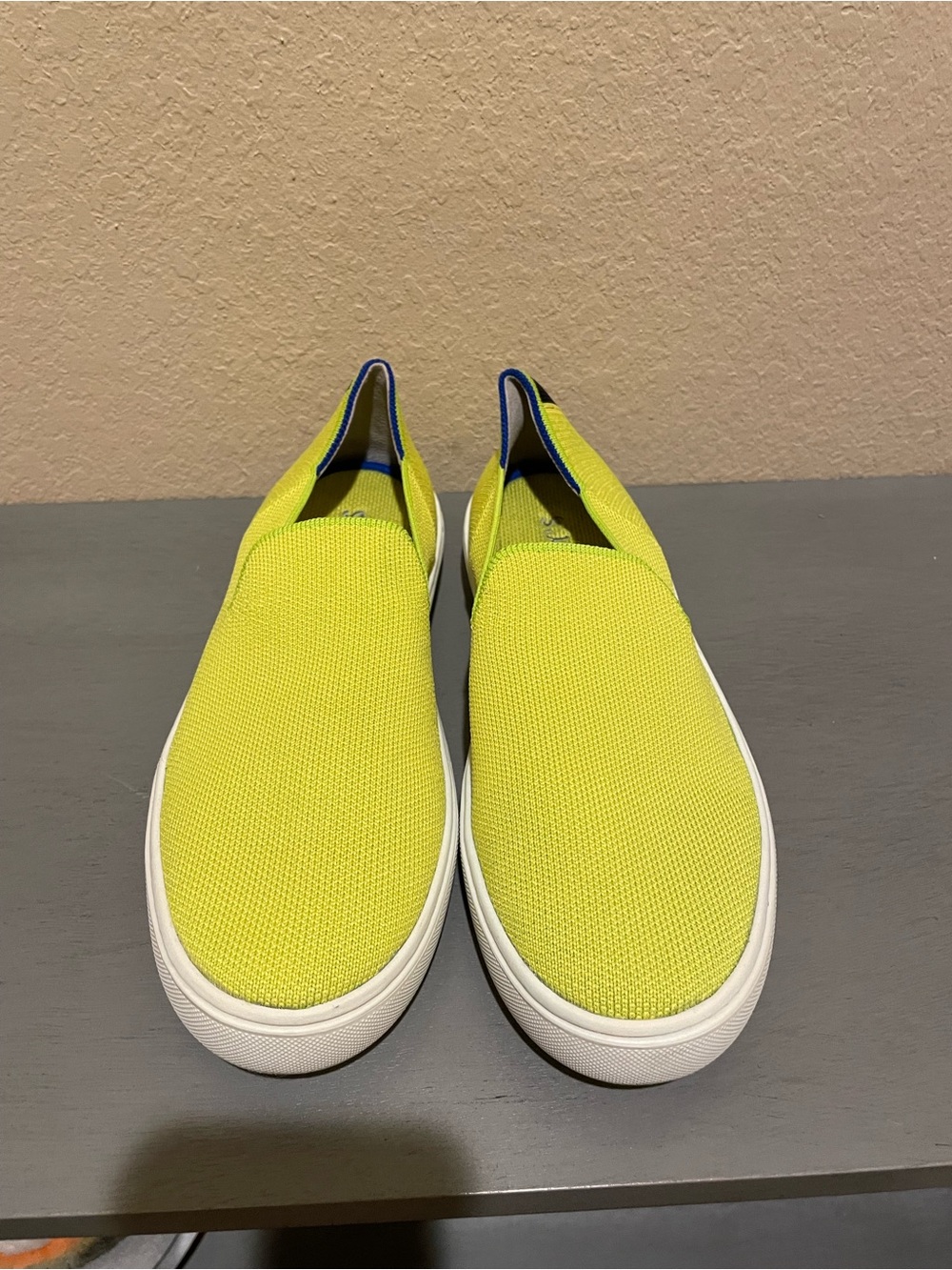 Rothys electric lemon sneakers 7.5